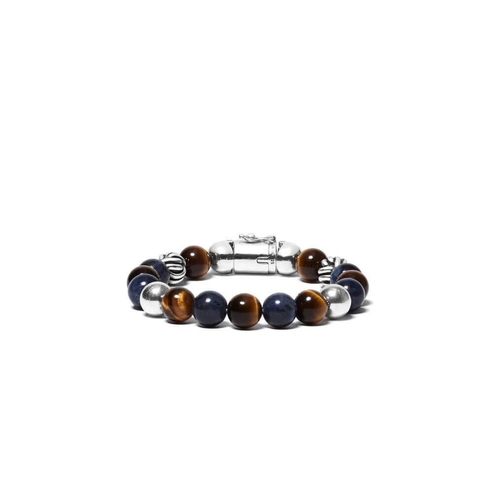 Buddha to Buddha Spirit Bead Mix Sodalite Tiger Eye Bracelet 188 MS 4