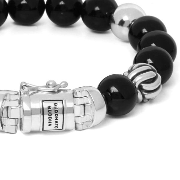 Buddha to Buddha Spirit Bead Onyx Bracelet 188 ON 2