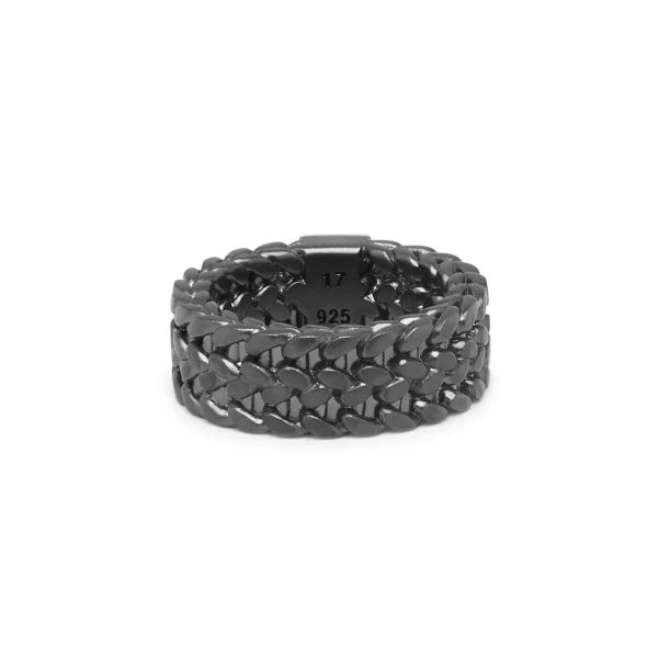 Buddha to Buddha Julius Black Rhodium Silver Silver Ring 193 BRS 3