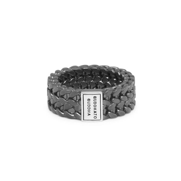 Buddha to Buddha Julius Black Rhodium Silver Silver Ring 193 BRS