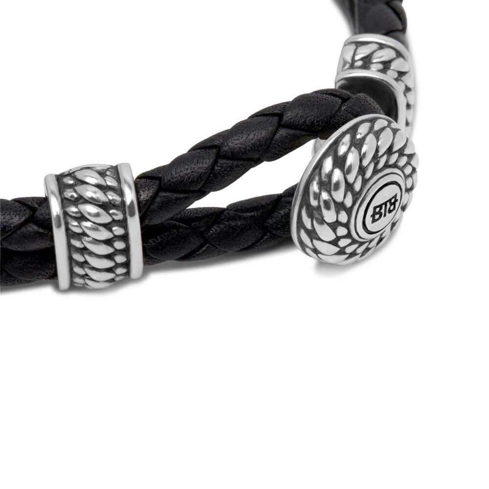 Buddha to Buddha Ben Knot Black Leather Bracelet 220 BL 2
