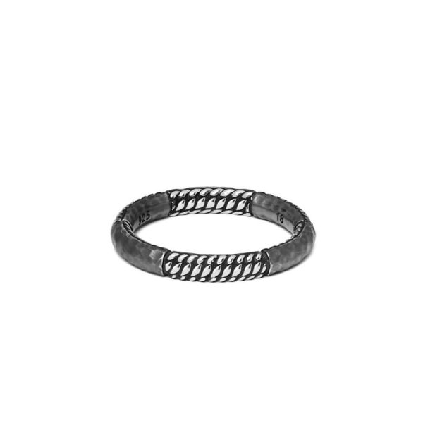 Buddha to Buddha Dunia Ben Alternate Black Silver Ring 320 3