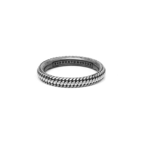 Buddha to Buddha Dunia Ben Black Silver Ring 322
