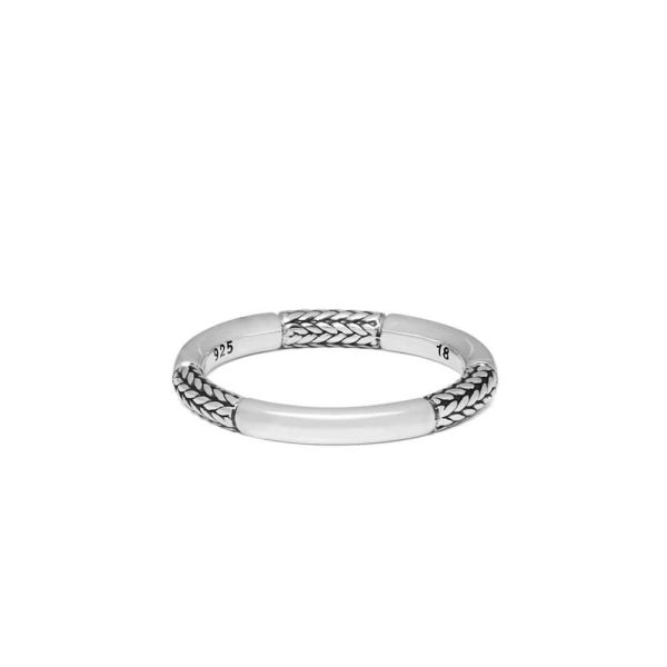 Buddha to Buddha Dunia Ellen Alternate Silver Ring 328 2