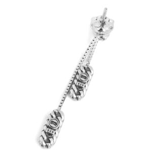 Buddha to BuddhaRefined Chain Earhanger Silver Earrings 433 3