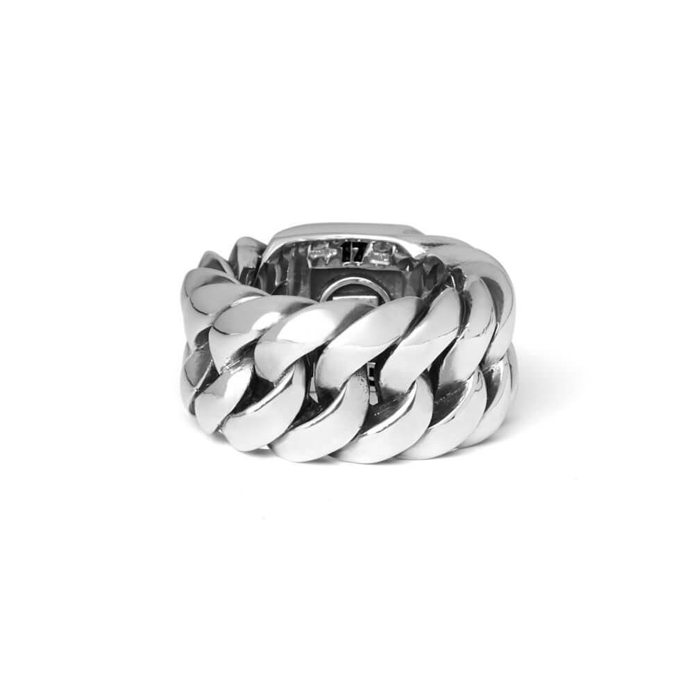 Buddha to Buddha Chain Silver Ring 500 3
