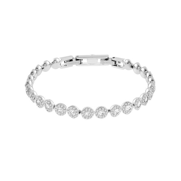 Swarovski Angelic Bracelet, White, Rhodium Plated 5071173