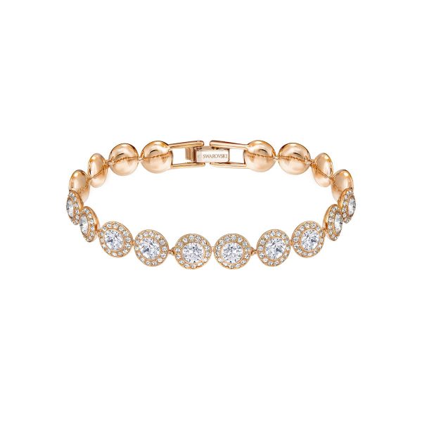 Swarovski Angelic Bracelet, White, Rose-Gold Tone Plated 5240513
