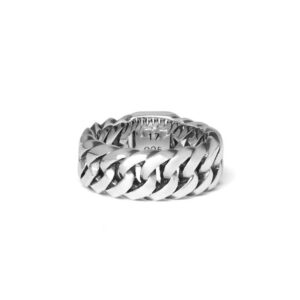Buddha to Buddha Chain Small Silver Ring 541 3