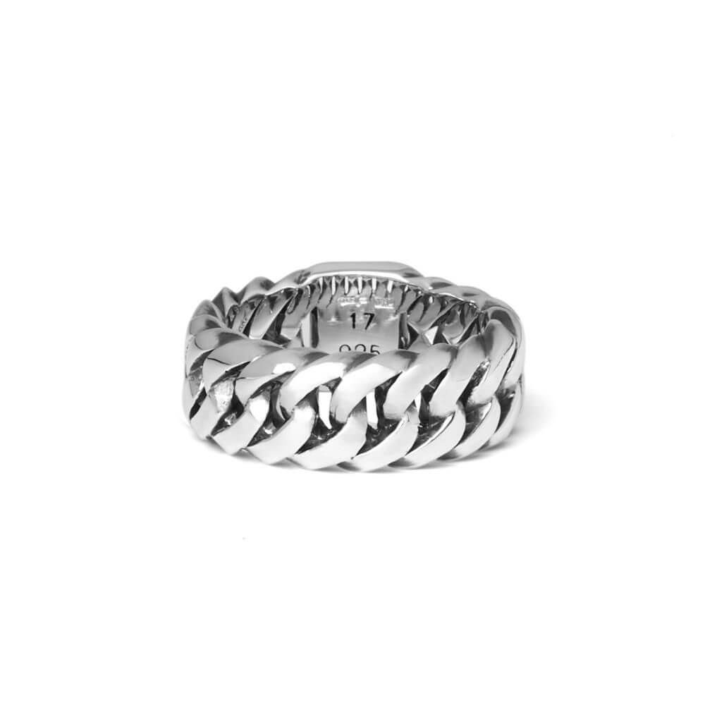 Buddha to Buddha Chain Small Silver Ring 541 3