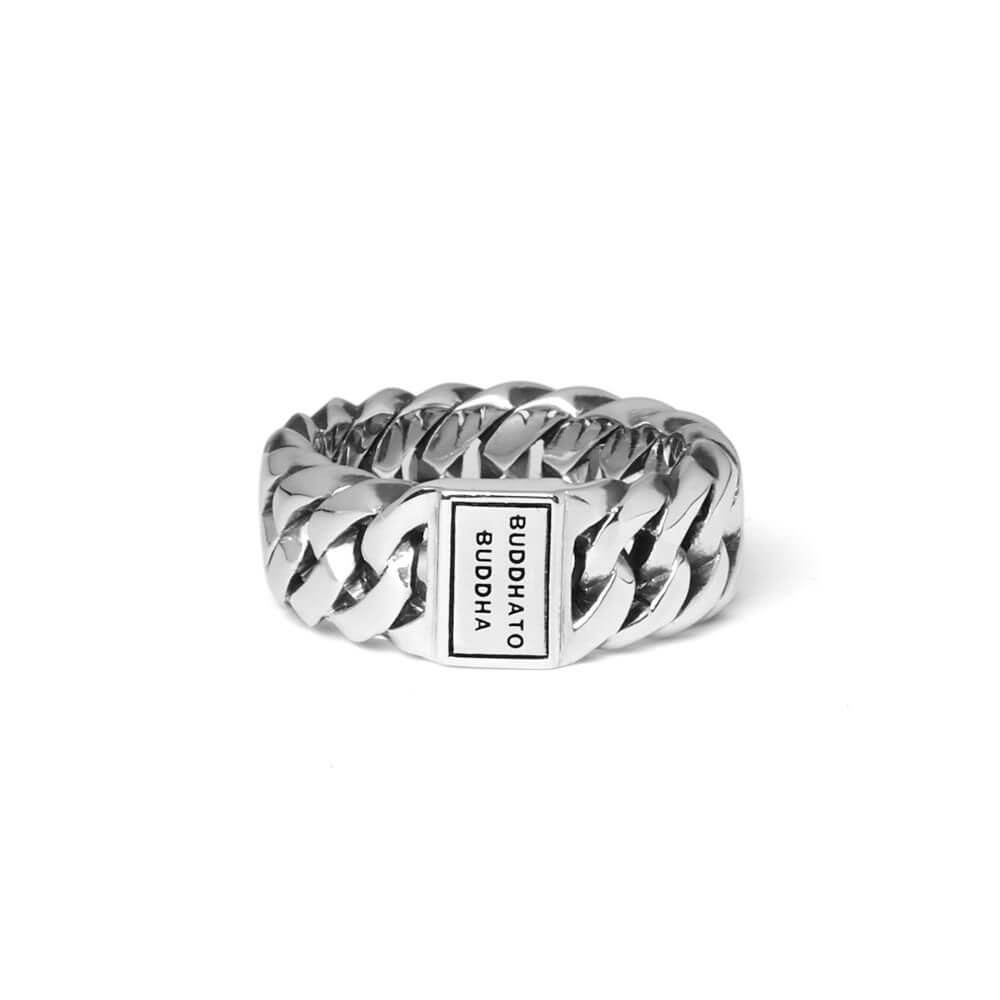 Buddha to Buddha Chain Small Silver Ring 541