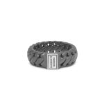 Buddha to Buddha Ben Small Black Rhodium Silver Ring 542 BRS