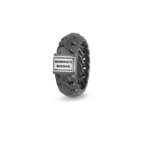 Buddha to Buddha Ben Small Black Rhodium Silver Ring 542 BRS 2