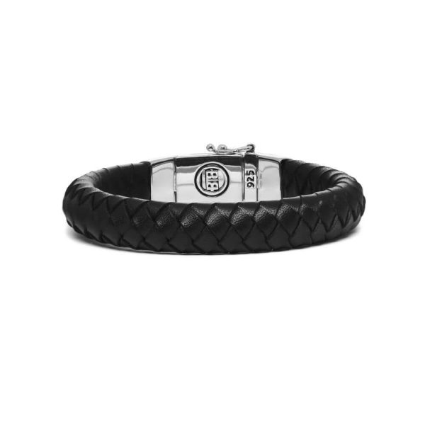 Buddha to Buddha Ben Black Leather Bracelet 544 BL 3