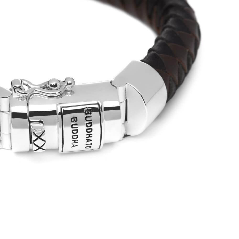 Buddha to Buddha Ben Black & Brown Leather Bracelet 544 MIX 2