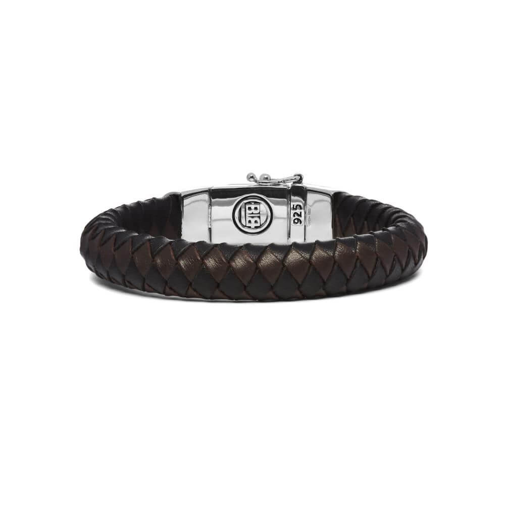 Buddha to Buddha Ben Black & Brown Leather Bracelet 544 MIX 3