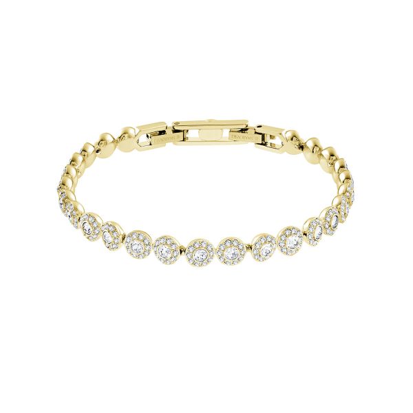 Swarovski Angelic Bracelet, White, Gold-tone Plated 5505469