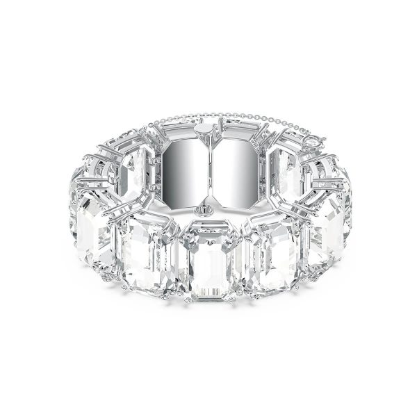 Swarovski Millenia Bracelet, Octagon Cut Crystals, White, Rhodium Plated 5599192