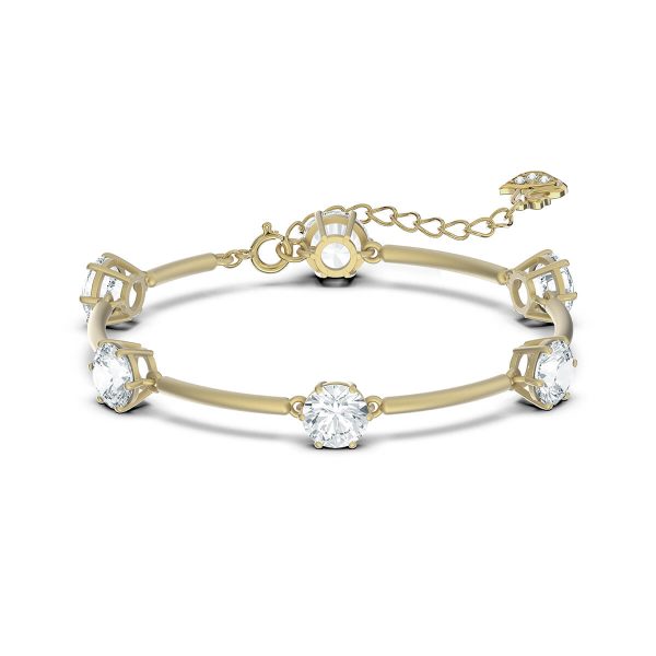 Swarovski Constella Bracelet, White, Gold-Tone Plated 5600487