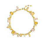 Swarovski Gema Necklace, Multicolored, Gold-Tone Plated 5610988