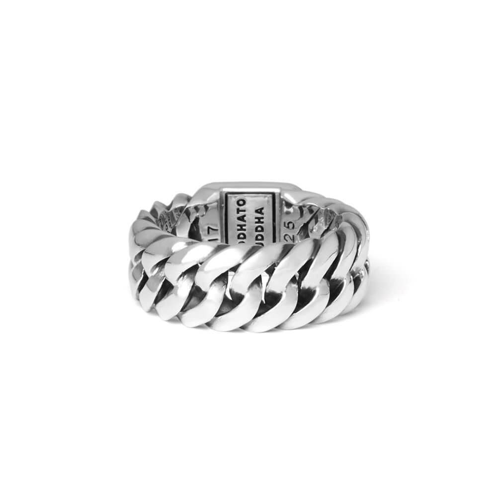 Buddha to Buddha Chain Stone Tiger Eye Silver Ring 603 TI 2
