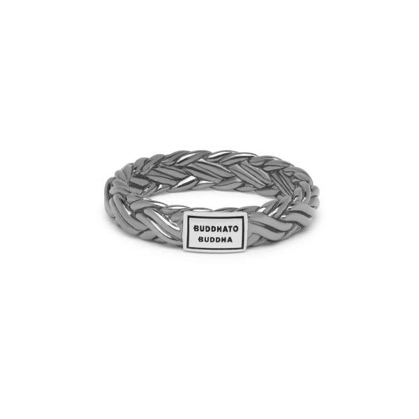 Buddha to Buddha Katja XS Black Rhodium Shine Silver Ring 605 BR SS