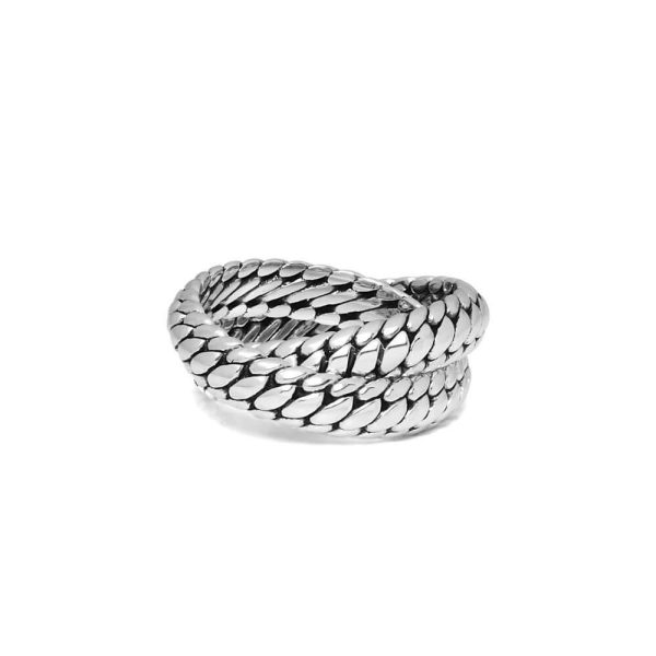 Buddha to Buddha Ben Double Silver Ring 607 3