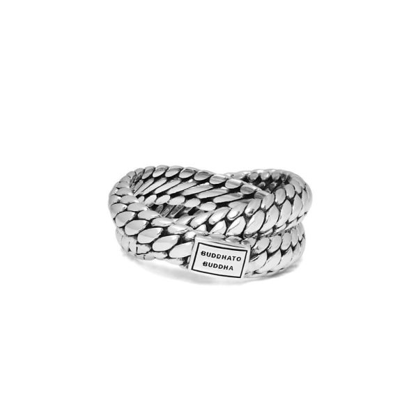 Buddha to Buddha Ben Double Silver Ring 607