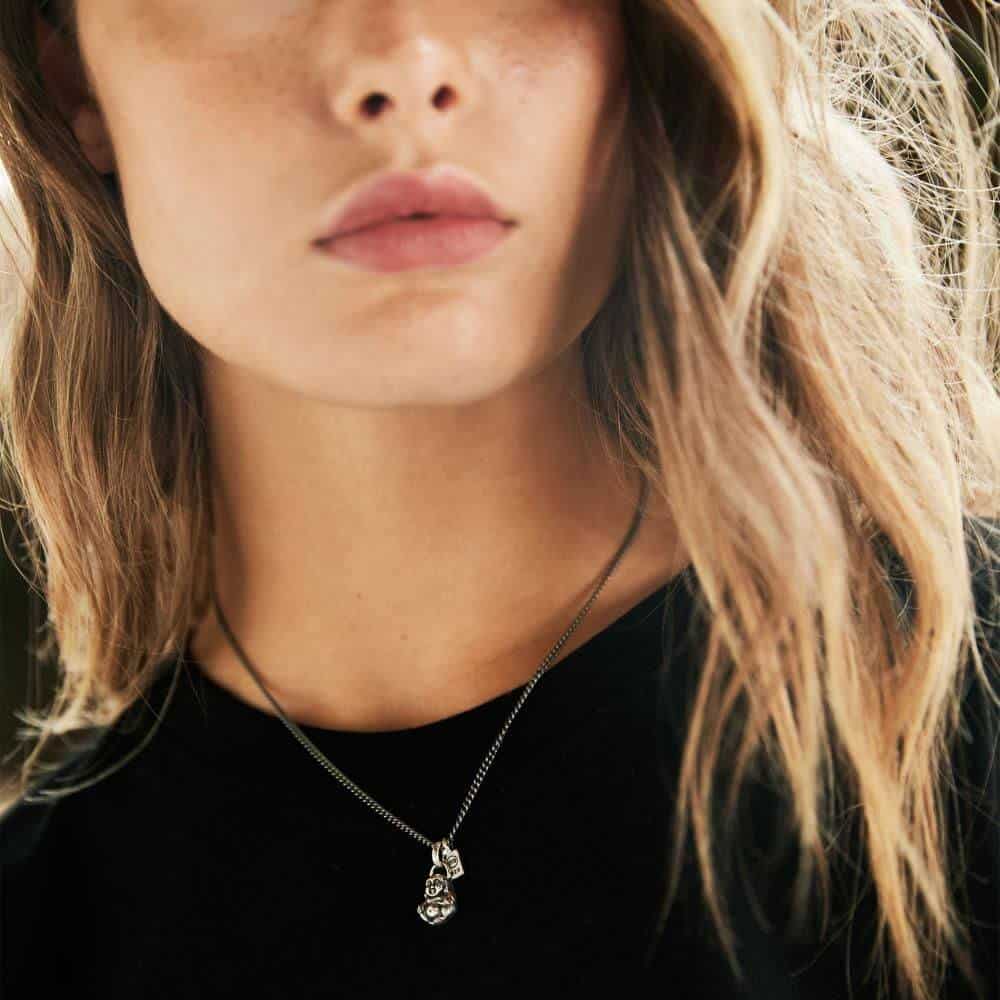 Buddha to Buddha Buddha XS Silver Pendant 662 4