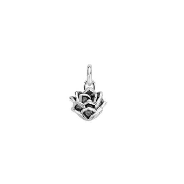 Buddha to Buddha Lotus XS Silver Pendant 664