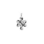 Buddha to Buddha Endless Knot XS Silver Pendant 665