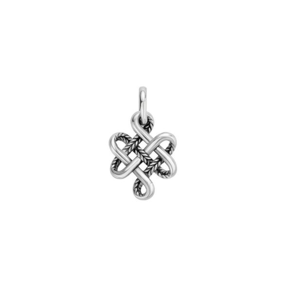 Buddha to Buddha Endless Knot XS Silver Pendant 665