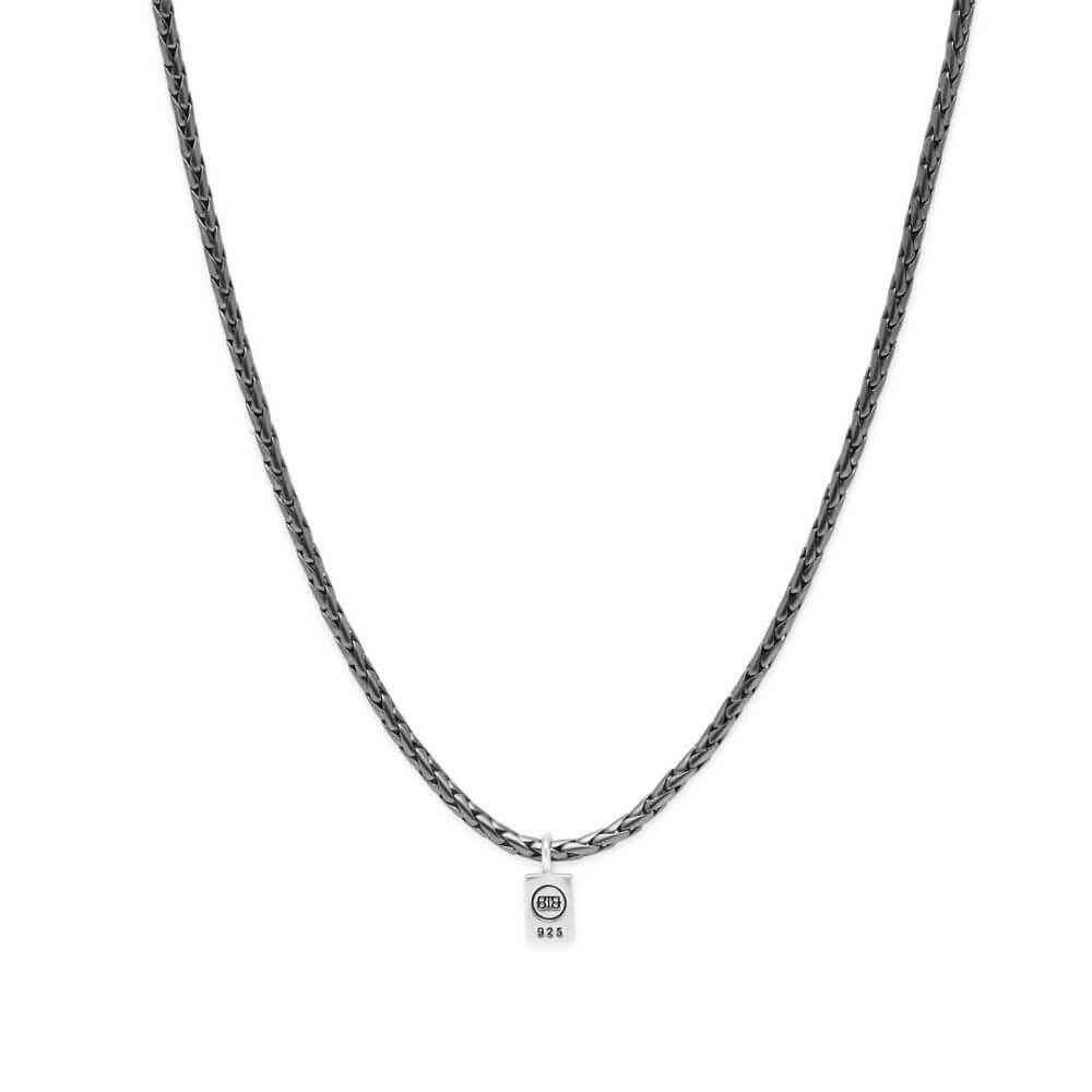 Buddha to Buddha George XS Black Rhodium Silver Necklace 718 BRS