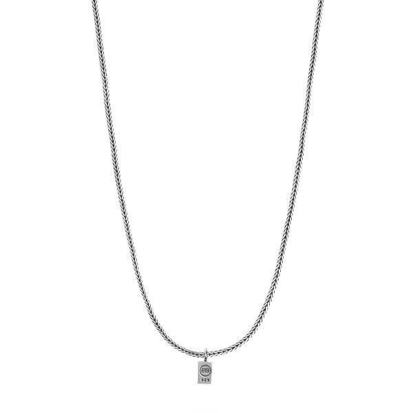 Buddha to Buddha Barbara XS 60 cm Silver Necklace 719
