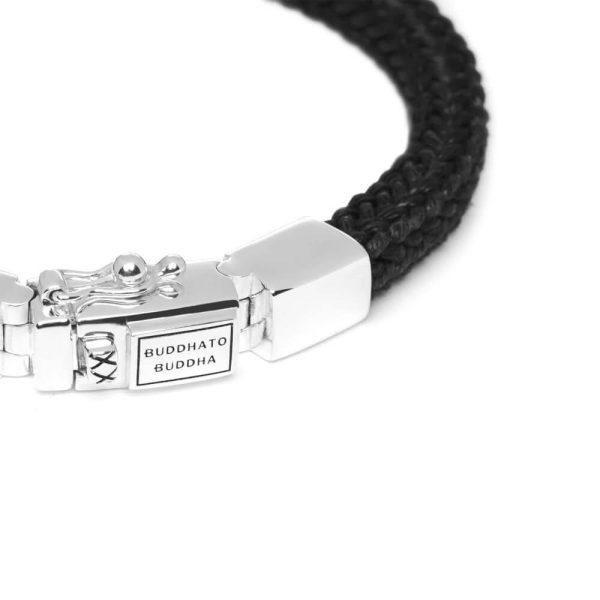 Buddha to Buddha Denise Black Cord Bracelet 780 BL 3