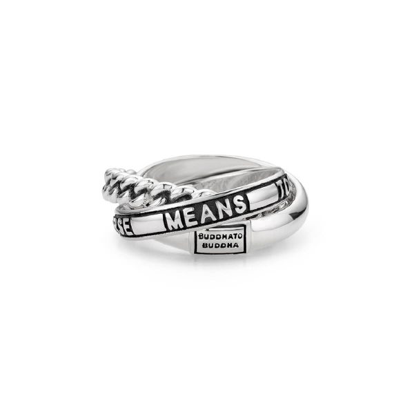 Buddha to Buddha Universe Silver Ring 821