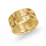 Mardini 11mm Men's Wedding Band in 10K White Gold FJM-002-11Y