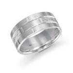 Mardini 9mm Men's Wedding Band in 10K White Gold FJMD-002-9W18