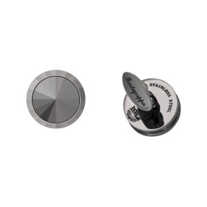 Montegrappa Nerouno Cufflinks Gun Metal PVD Metal Inlay IDNLCLIS 3