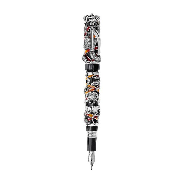 Montegrappa Chaos Limited Edition Silver Fountain Pen Sylvester Stallone ISCHN3SC 7