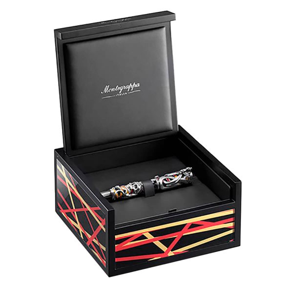Montegrappa Chaos Limited Edition Silver Fountain Pen Sylvester Stallone ISCHN3SC 9