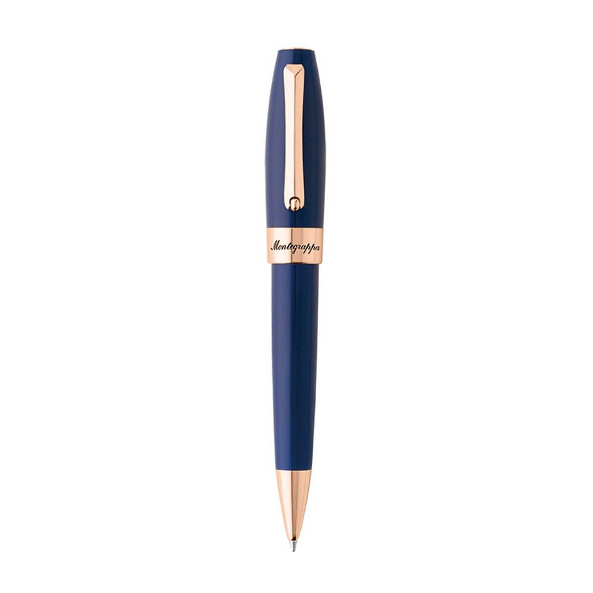 Montegrappa Fortuna Blue & Rose Gold Trim Ballpoint Pen ISFORBRD 2