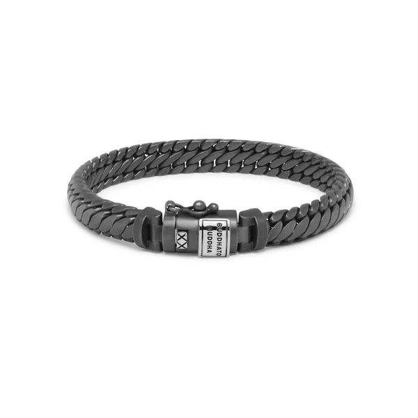 Ben XS Black Rhodium Silver Bracelet J070 BRS