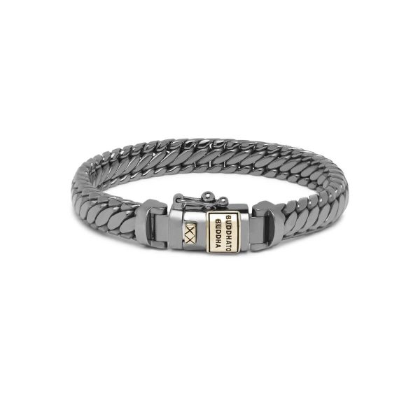 Ben XS Black Rhodium Shine Gold 14kt Bracelet J070 BR SG