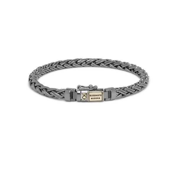 Katja XS Black Rhodium Shine Gold 14kt Bracelet J170 BR SG