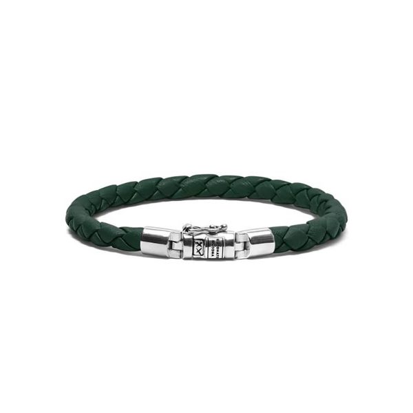 Buddha to Buddha Ben XS Round Serpentine Leather Bracelet J545 SP