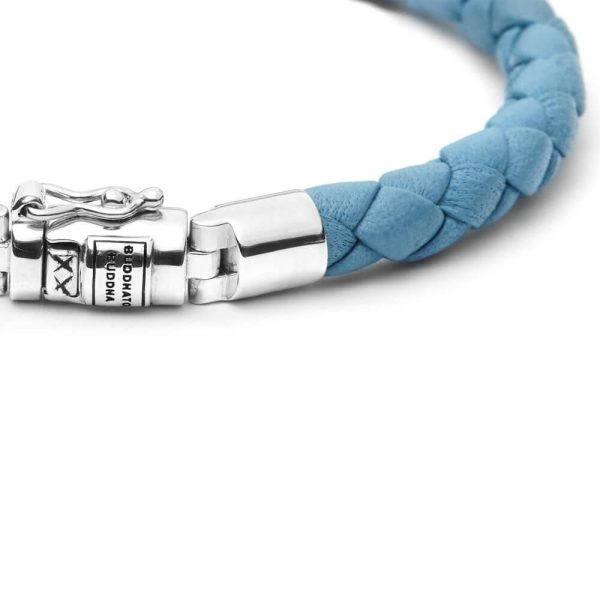 Buddha to Buddha Ben XS Round Santorini Leather Bracelet J545 ST 3