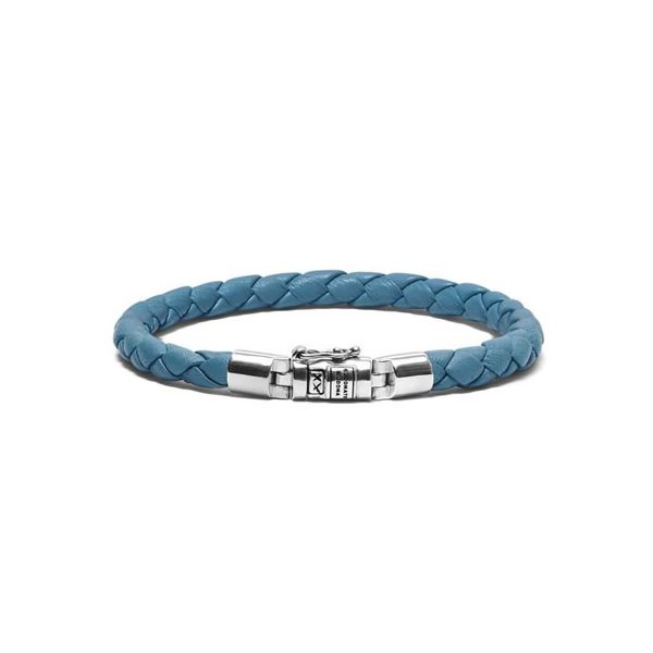 Buddha to Buddha Ben XS Round Santorini Leather Bracelet J545 ST