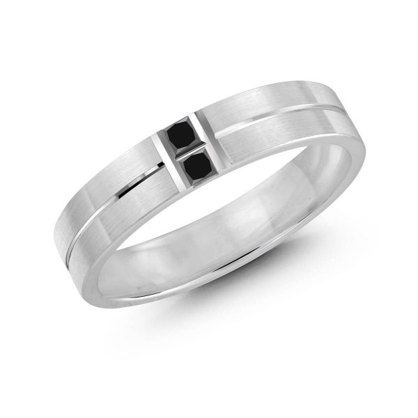 Malo 5mm Diamond Wedding Band in 10K White Gold JMD-652-5W10B