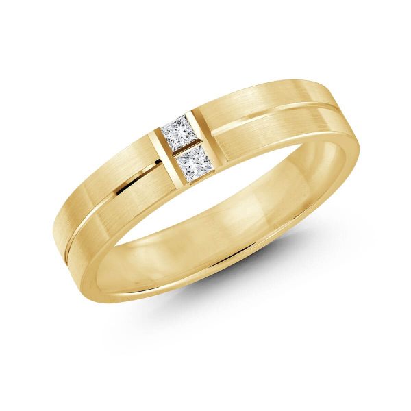 Malo 5mm Diamond Wedding Band in 10K Yellow Gold JMD-652-5Y10